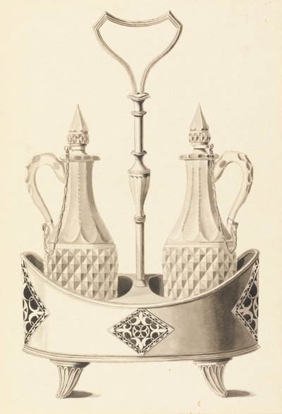 Design for a Cruet Stand by Joseph Anton Seethaler Ii